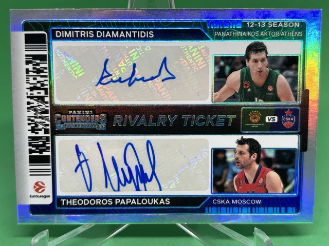 DIMITRIS DIAMANTIDIS/THEODOROS PAPALOUKAS 2025/26 Contenders Euro Dual Auto 1/1