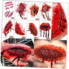 Halloween tattoo stickers, wound, simulated tattoo, scar SFX Wounds YNW01-04