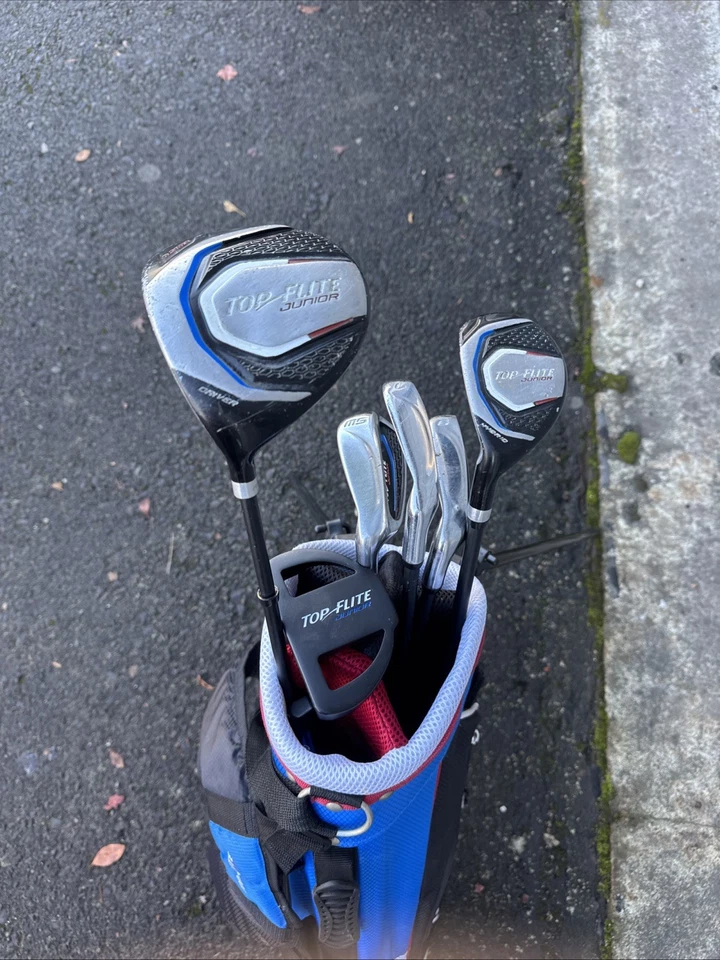 Top Flite Jr Golf Set Ti Matrix Kids 6Piece Lefthanded Set With Bag - Image 3 of 4