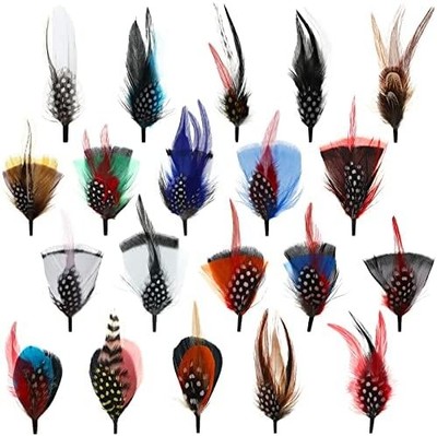 Hat Feathers Assorted Real Feather Accessories