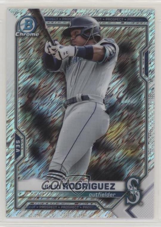 2021 Bowman Chrome Prospects Shimmer Refractor Julio Rodriguez #BCP-231 o7m