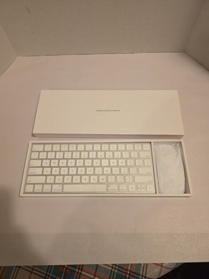 Apple Mouse A1296 キーボード A1314 動作品 Apple A1314 & A1296 Wireless Keyboard and Mouse Combo - White for