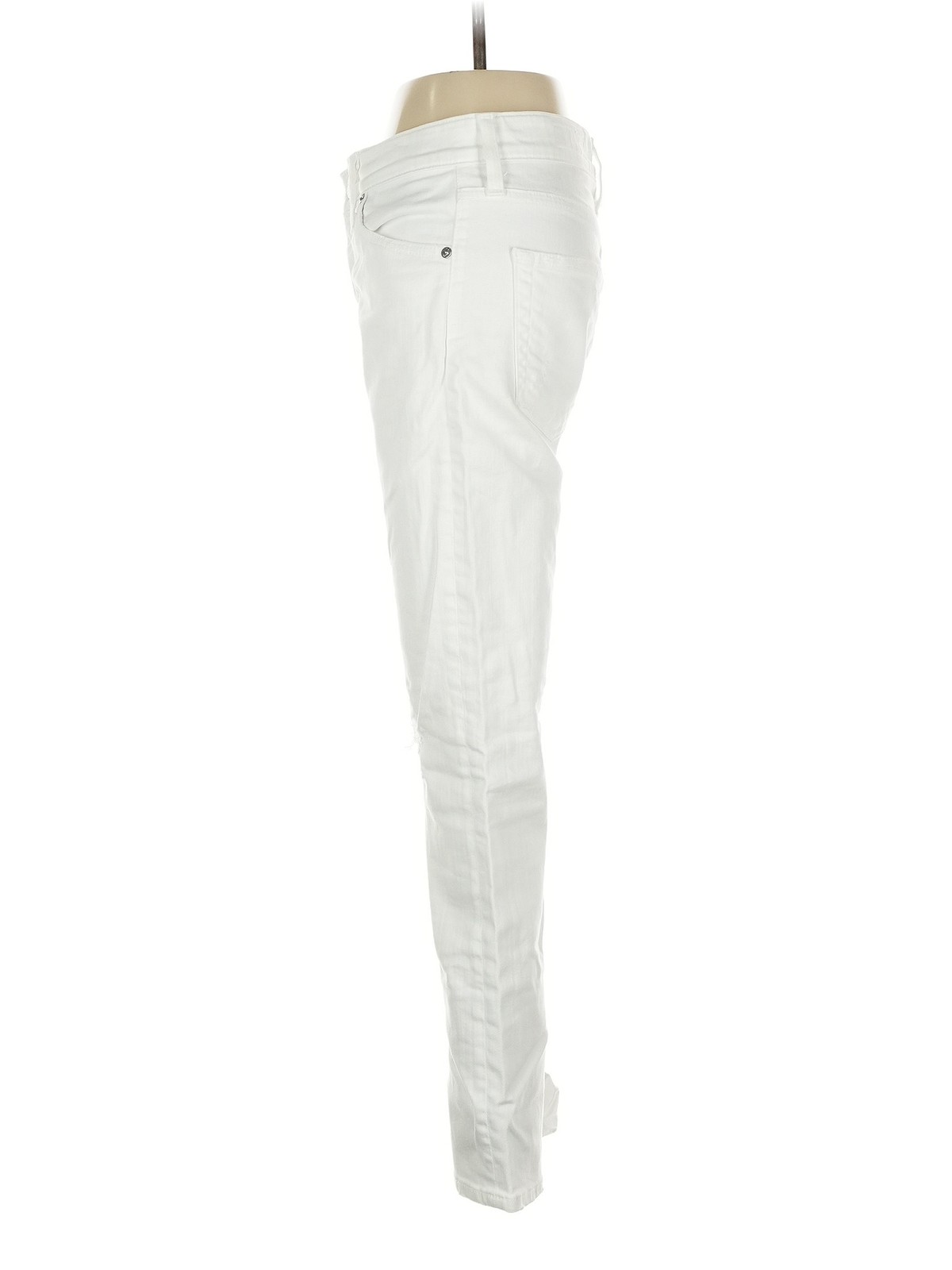 Adriano Goldschmied Women Ivory Jeans 24W thumbnail 4
