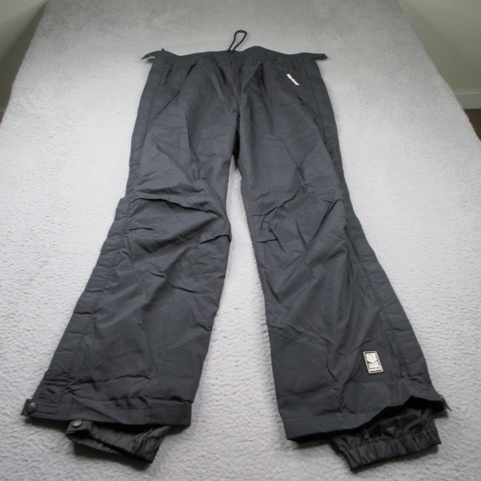 Helly Hansen Helly Tech Rain Pants Mens Large Black Nylon Windbreaker Outdoors