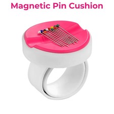 Pincushion Strap Bracelet Magnetic Pin Holder Cushion Wrist for Sewing Handcraft