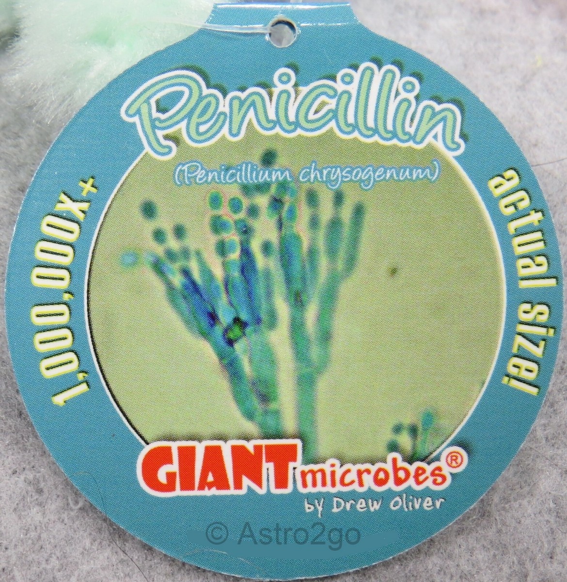 GIANT MICROBES-PENICILLIN KEY CHAIN-Stuffed Plush Mold STD VD