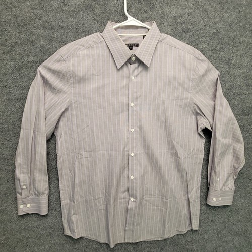 NEWYORKLISTED ATLAS MEN's COLLECTION: Men's Plus Size Striped Button Up Long Sleeve Shirt main image 1