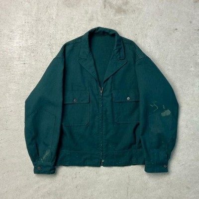 60s UNKNOWN work jacket short length men