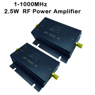 2X 2.5W Radio RF Power Amplifier 1-1000MHz 2mW In 1-2.5W Out Power Amplifier HOT