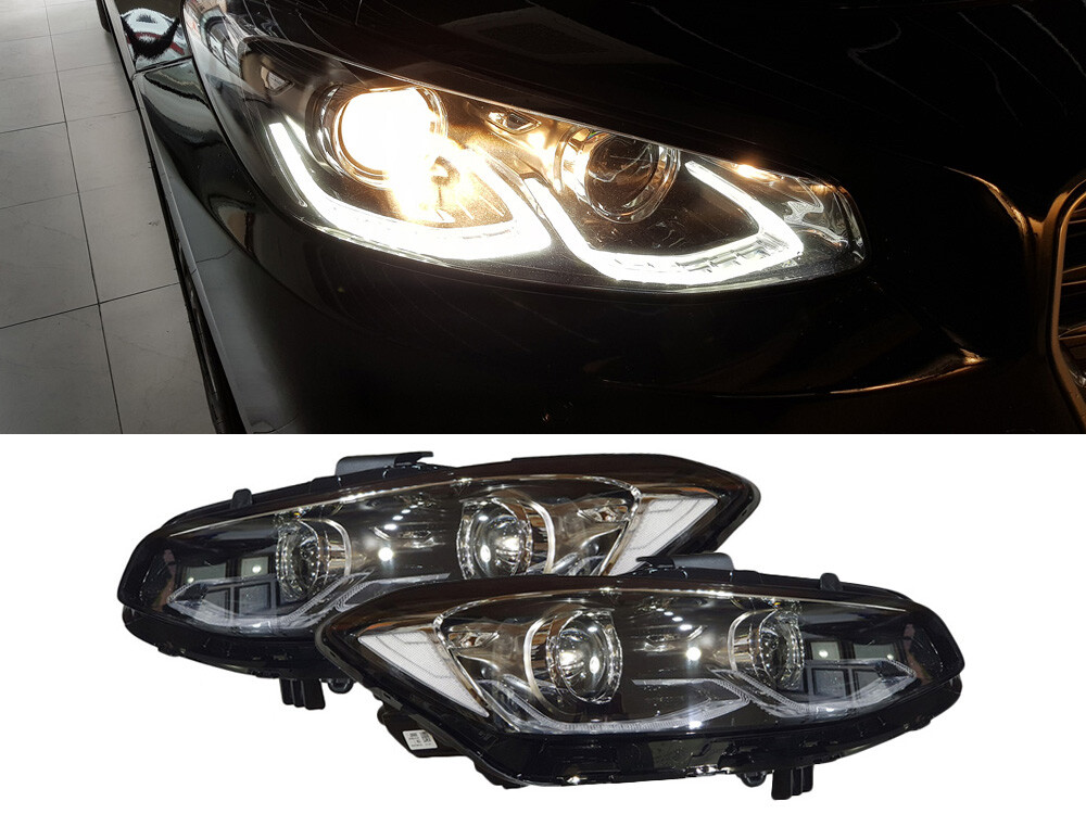 Genuine LED DRL Halogen Head Light Lamp Set (Fits: HYUNDAI 2018+