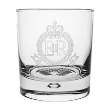 Royal Military Police Bubble Base Whisky / Juice Glass