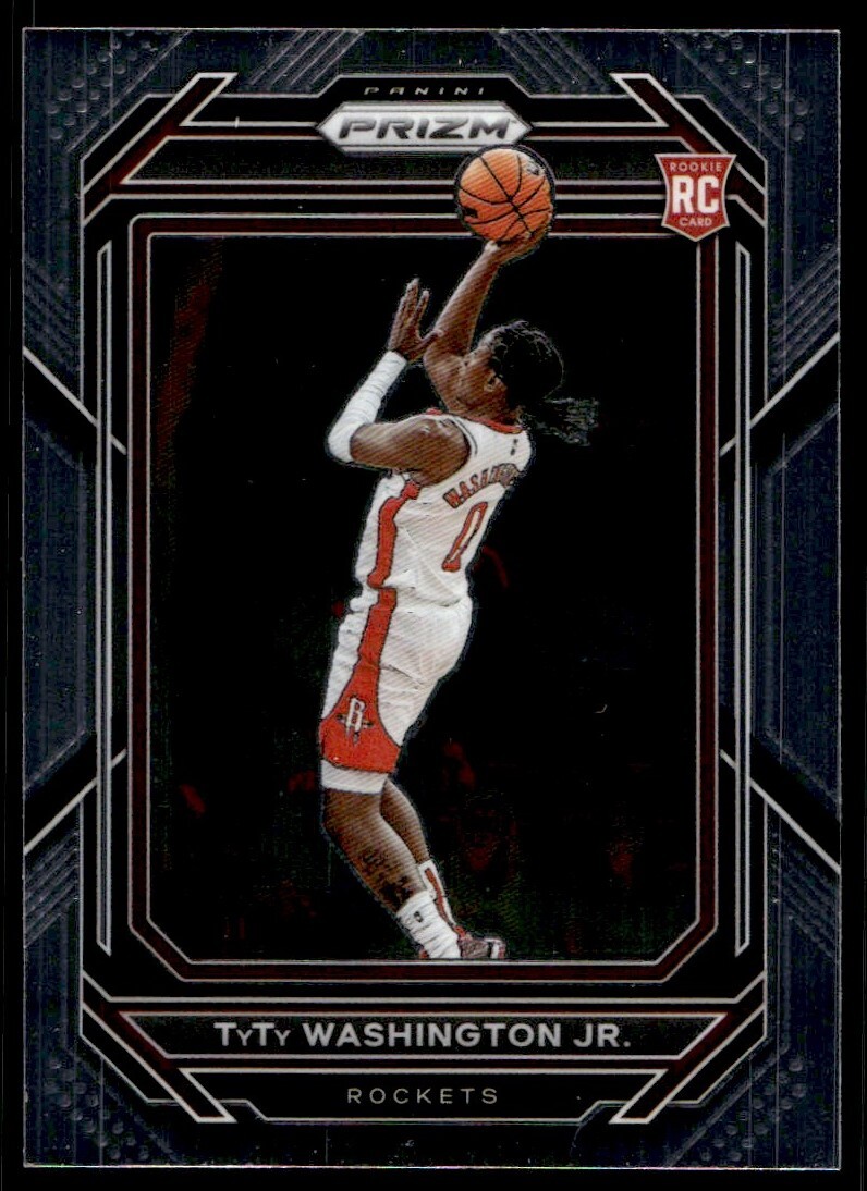 2022-23 Panini Prizm TyTy Washington Jr. Rookie A5 Houston Rockets #243