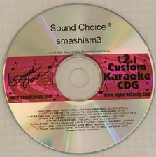 SOUND CHOICE CUSTOM KARAOKE- PARTY DISC - KISS, DURAN DURAN, THE CARS, THE CURE