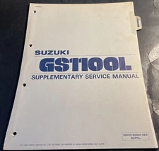 1980 SUZUKI GS1100LT SUPPLEMENT SERVICE MANUAL 9900-85860-0E3  (831)