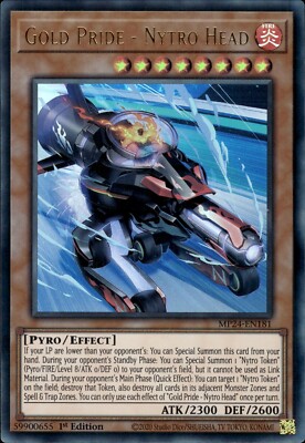 Goldstolz - Nytrokopf - Ultra Rare 1. Auflage MP24-DE181 - NM - YuGiOh