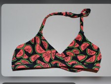 J Crew Girls Crewcuts Watermelon Bikini Top G5810 Size 6-7