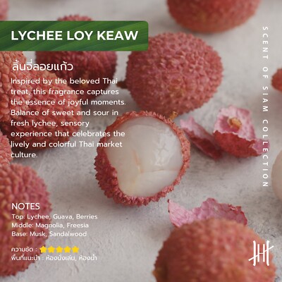Hanky House Lychee Raumduft Reed Diffuser 50ml, Litschi