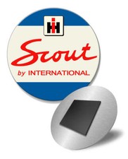 Scout By International Harvester Emblem Round...