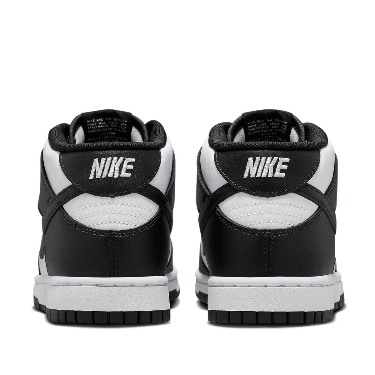 Nike Dunk Mid 'Panda' White Black Leather Men's Lifestyle Sneakers