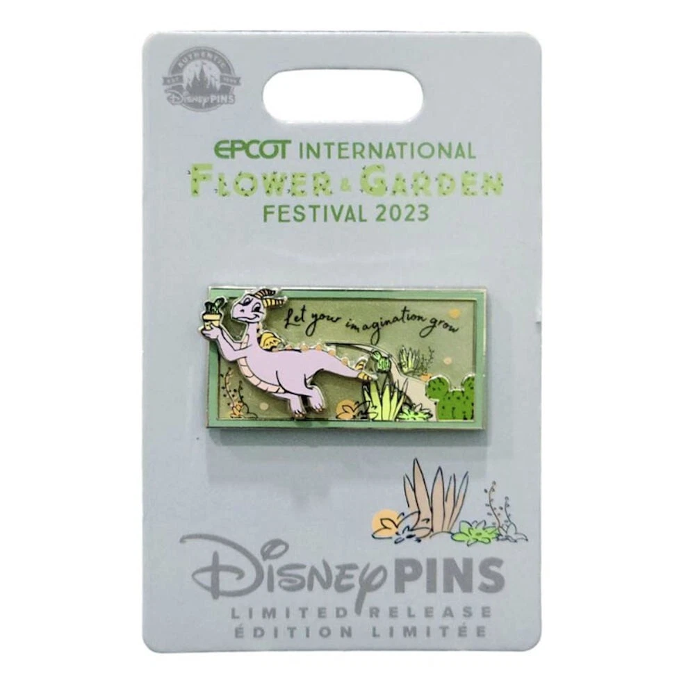 2023 EPCOT Flower & Garden Festival Disney Parks Figment Imagination Grow LR Pin