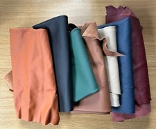 Leather pieces - MEDIUM - High Quality reclaimed leather