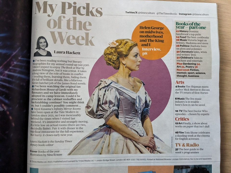 Sunday Times Culture Magazine. Helen Tim Shipman. Billy Porter