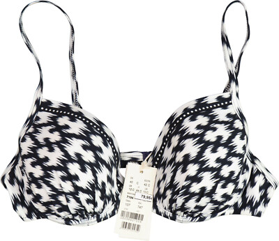 NEU! Watercult Damen Bikini Top Gr. 38E schwarz weiß