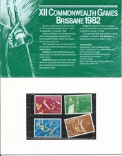 1982 X11 Commonwealth Games Brisbane Australia Set of 4 Fully Unopened Mint Pack
