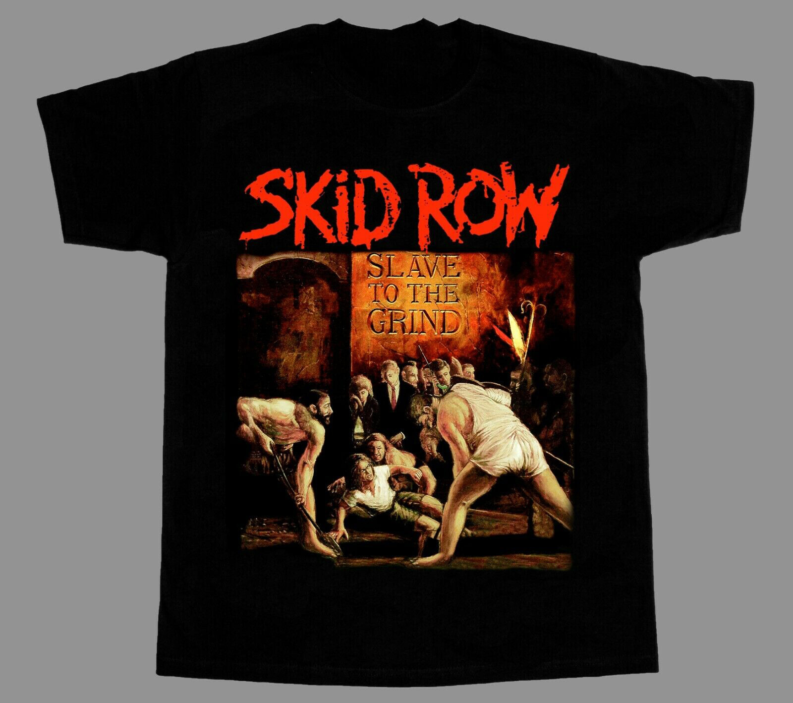 FILA T shirt unisex SKID ROW SLAVE TO THE GRIND tutte le taglie regalo per tifosi