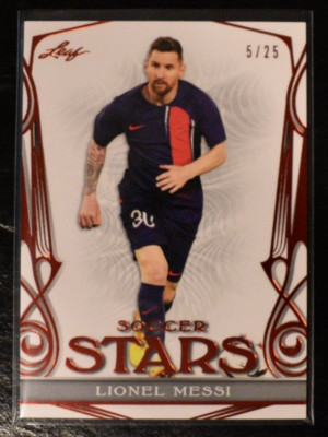 2024 Leaf Soccer Stars Lionel Messi #'d 5/25