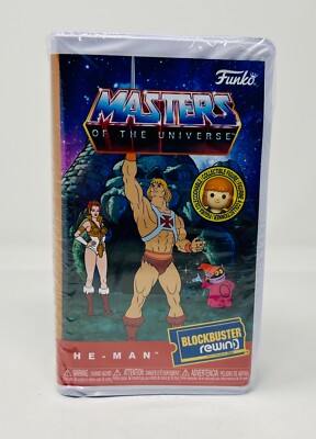 2023 MOTU FUNCO BLOCKBUSTER REWIND HE-MAN OR FAKER CHASE MASTERS UNIVERSE MIB LE