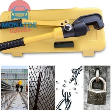 Hydraulic Rebar Cutter Steel Rod Cutting tool Hydraulic Bolt Cutter 4-16mm 8 Ton