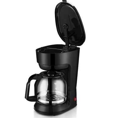Mainstays Black 12-Cup Coffee Maker with Removable Filter Basket