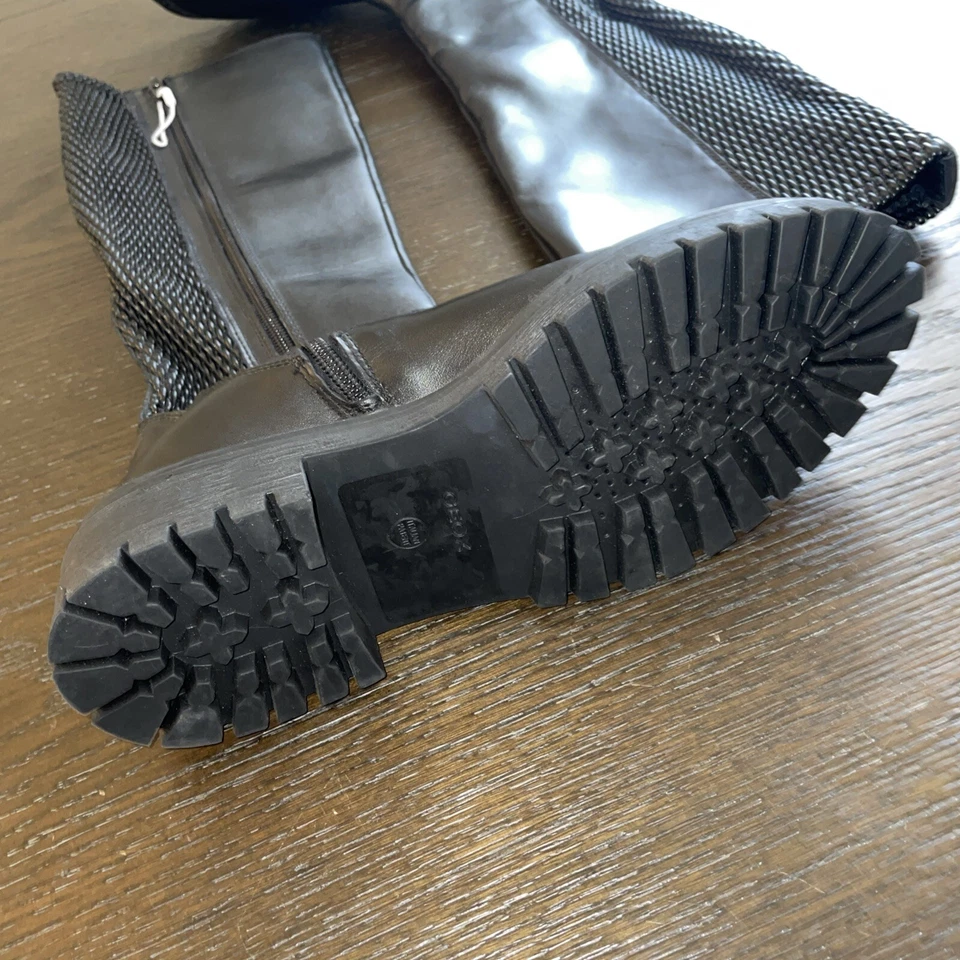 NUEVAS Botas Geox Iridea Cuero Negro Nuevas Talla 38 Foto 2 de 3