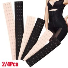 2/4Pcs Women Corset Bra Extender Bustiers Shapewear Waist Set 12/14/18 hooks