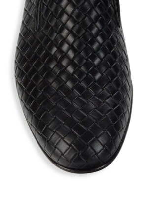 NIB Costume National Woven Leather Smoking Slippers $695 
