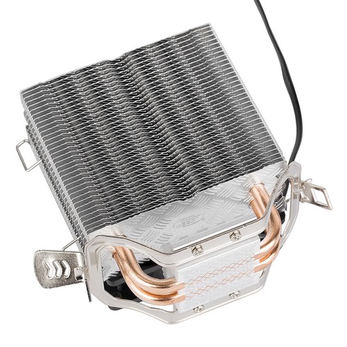 80mm CPU Fan Socket LGA1156 1155 AM3 Aluminum Heatsink Dual Copper Pipe Cooler - Picture 11 of 12