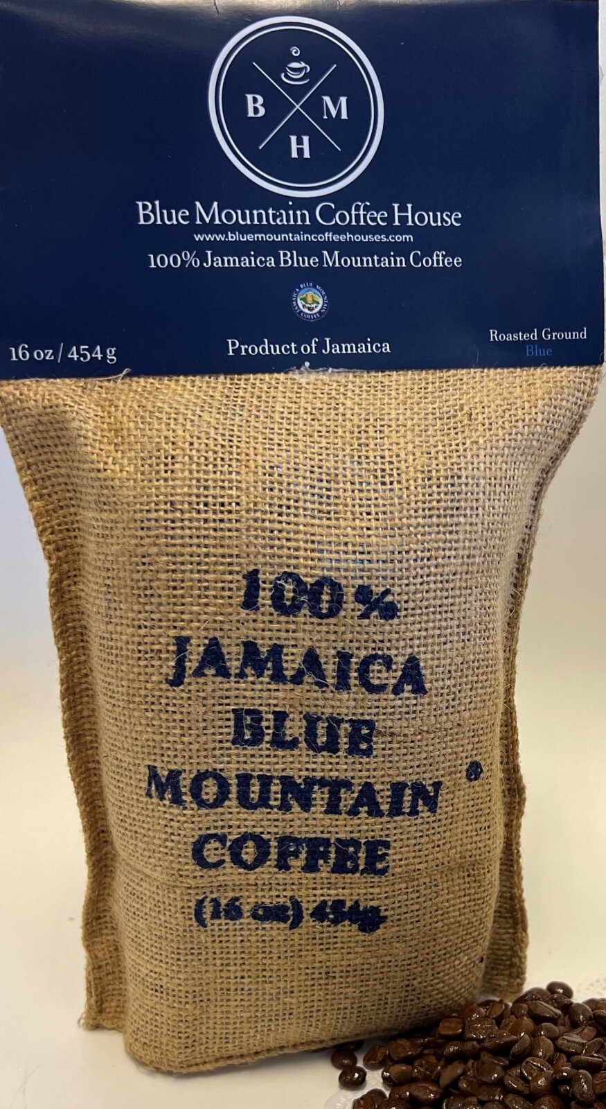 100% Pure Jamaican Blue Mountain Coffee - Gold 16oz - Grade I