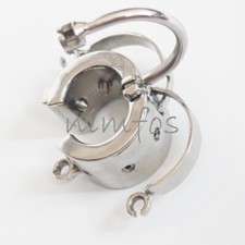 Stainless Steel Enlarger Heavy Scrotum Pendant Ball Stretcher Testicle Lock Ring