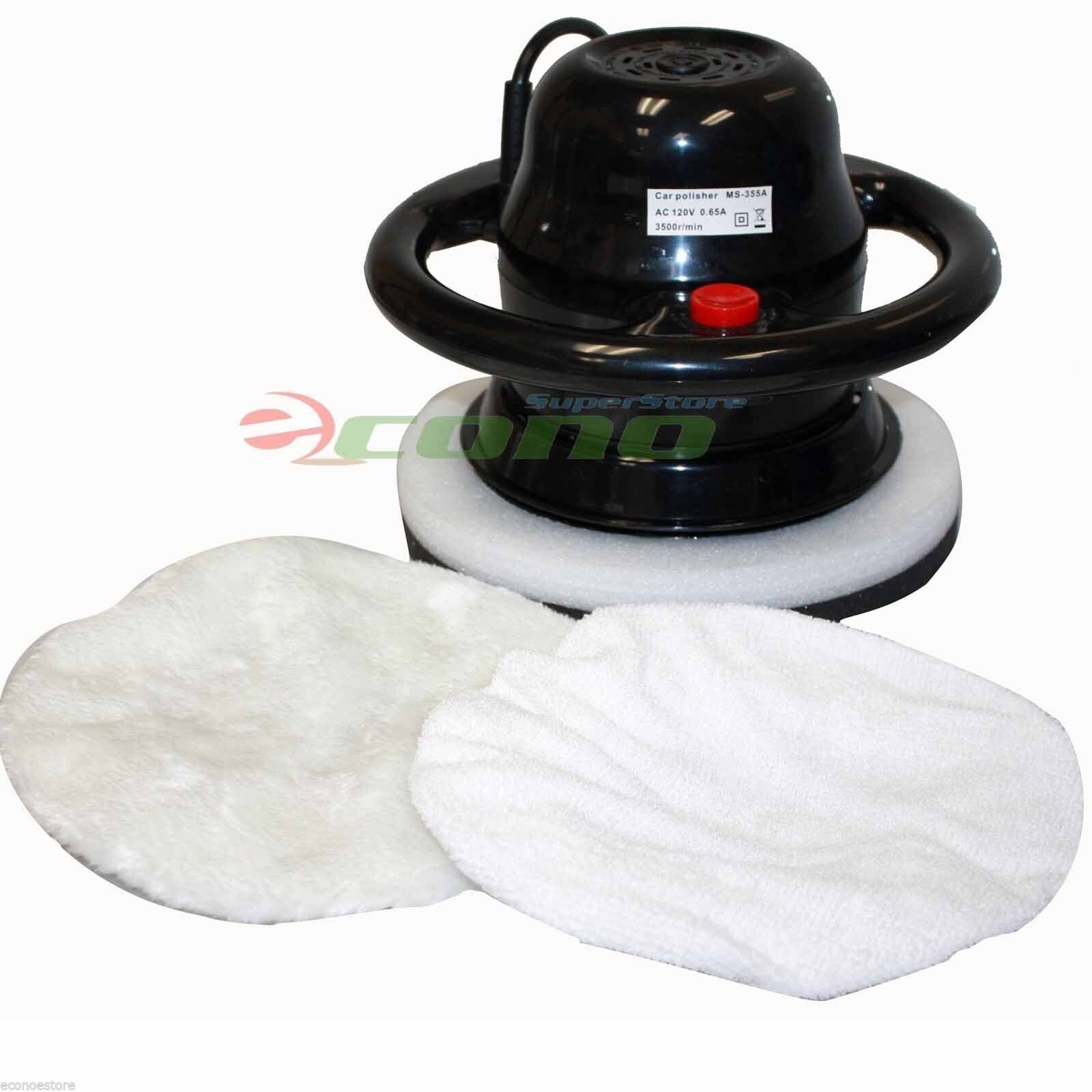 10" Buffer Polisher Random Orbital Detailing Waxing Buffing 3200rpm