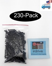 NEW 230-pack: Metric M3 X 22mm Black Cooling Fan Heat-Sink Mount Assembly Screws