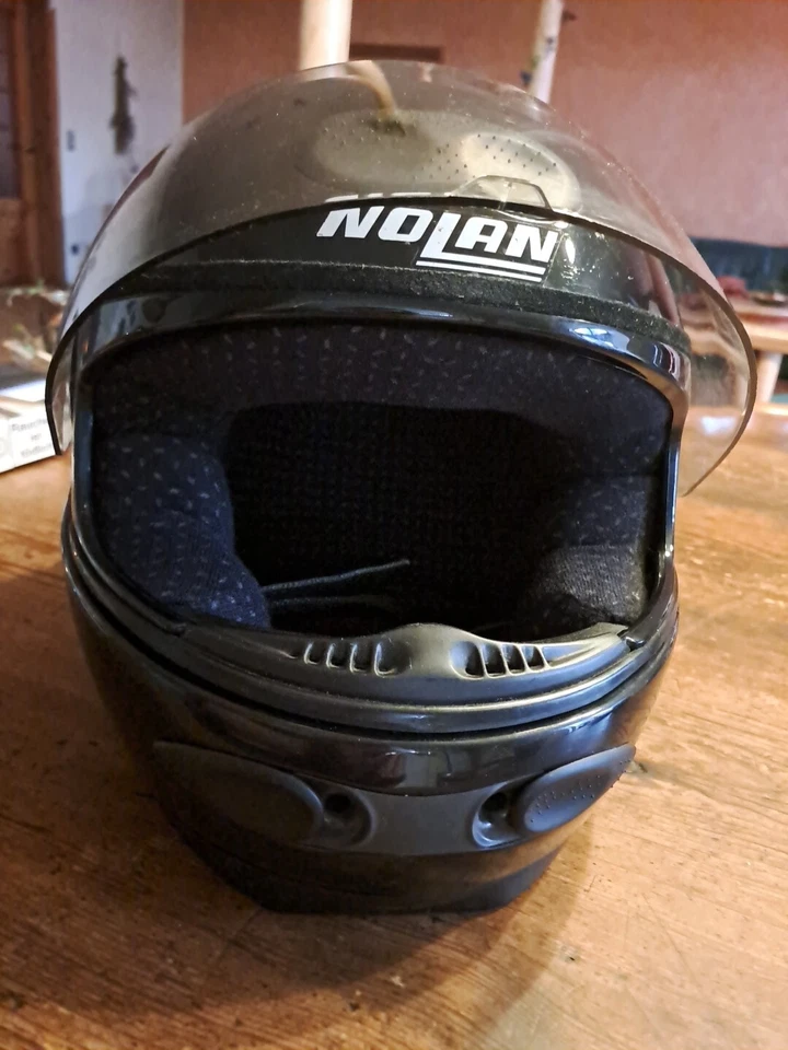 Notlan N60 Motorradhelm schwarz Integralhelm XS - Bild 2 von 4