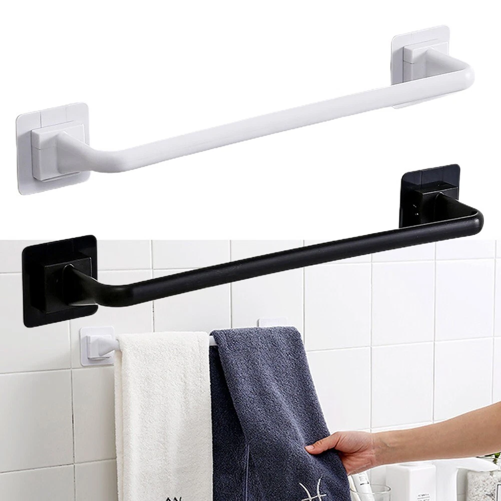 Bathroom Towel Holder Towel Rod Bar Rack Hanger Wall Mount, Self