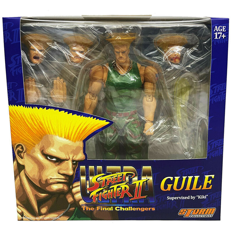 Storm Toys 1/12 Street Fighter 2 Guile The Final Challengers Action Figure  NEW 