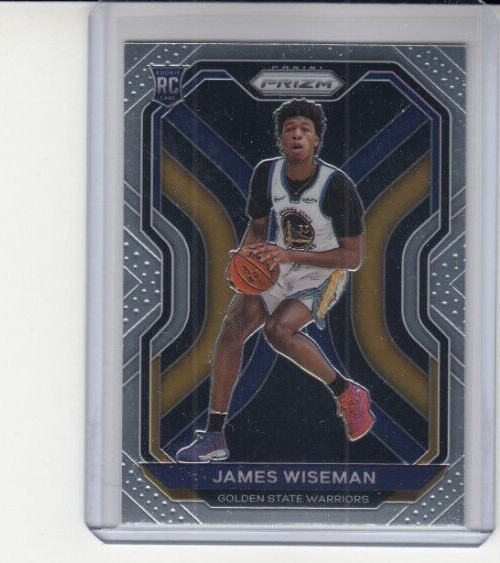 2020-21 Panini Prizm Rookie Photo Variation JAMES WISEMAN SP RC #268 Warriors