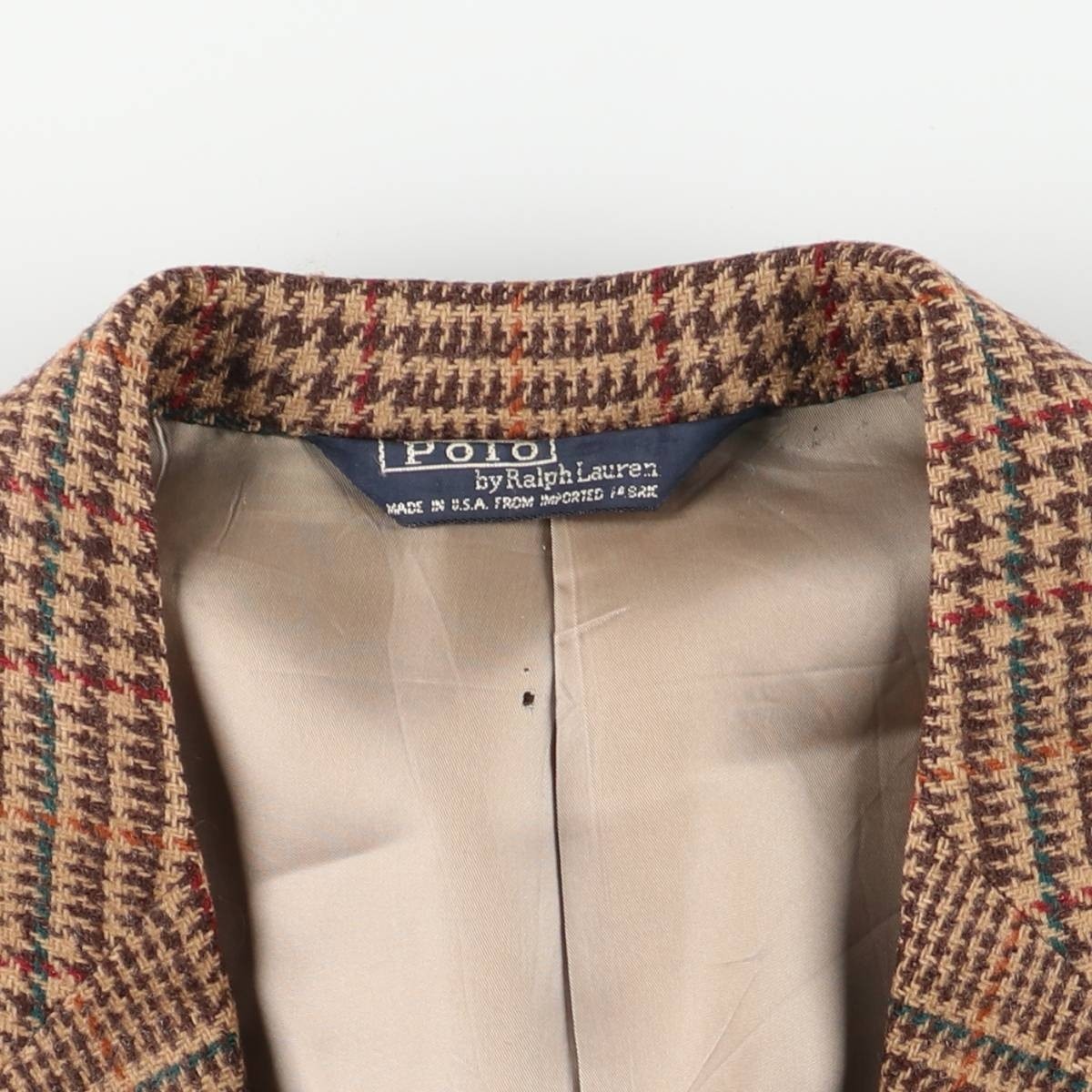 Vintage 90'S Polo by Ralph Lauren Check Pattern Houndstooth Pattern Tailored... thumbnail 5