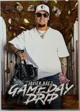 Javier Báez 2026 Topps Series 1 Celebration Gameday Drip #GD-3 Tigers