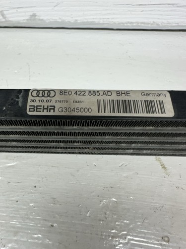 2007 Audi RS4 4.2 V8 Power Steering Cooler 8E0422885AD - Picture 6 of 10
