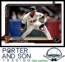 Marco Luciano 2025 Topps Series 1 #156 San Francisco Giants Baseball Card