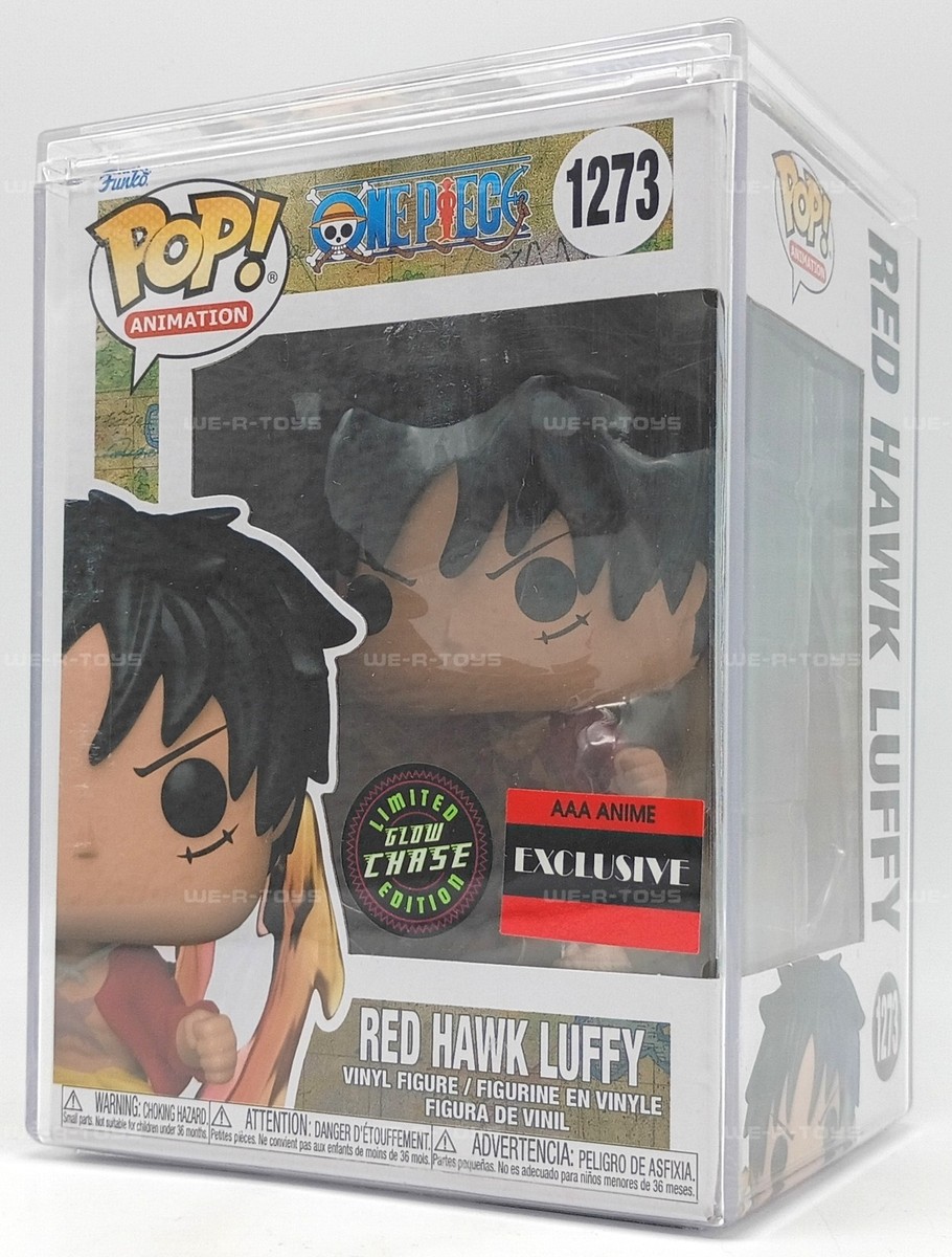 Funko Pop! Animation Red Hawk Luffy One Piece Glow Chase Ed Vinyl